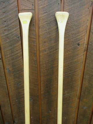 VERY INTERESTING OLD Wood Oars 60 