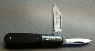Vintage Imperial Ireland - Barlow 2 - Blade Pocket Knife - Unsharpened,  Vg Shape - Fram