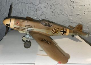 70’s Vintage Plastic Model Plane German Ww2 Wwii Built (1)