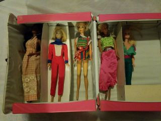 Vintage Barbie Dolls With Carry Case