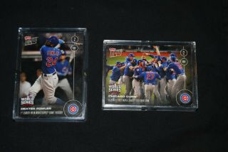 2016 Topps Now Chicago Cubs Game 7 World Series 10 - Card Bundle - Rizzo,  Bryant
