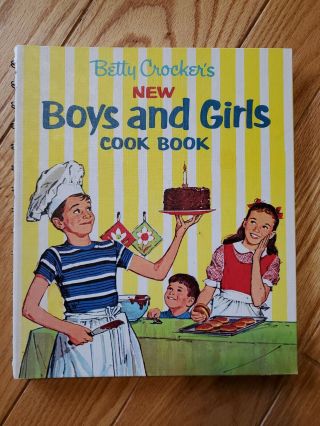 Vintage Betty Crocker Boys And Girls Cookbook 1965 1st Ed Ex Cond