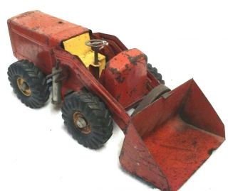 Vintage Nylint Payloader Tractor Construction Pressed Steel Toy