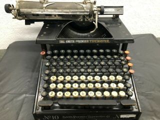 Vintage Black Smith Premier Typewriter No 10
