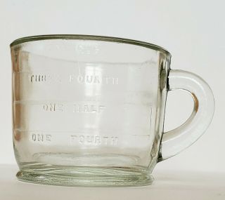 Vintage Glass Measuring Cup Patd Dec.  8,  25 One Cup Measuring Cup