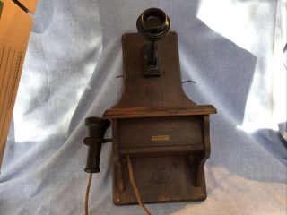 Antique Vintage Western Electric Wall Crank Telephone