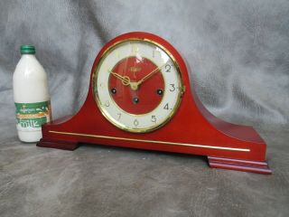 A Hermle Napoleon Hat Westminster Chime Mantle Clock Serviced