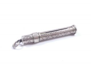 Antique Victorian Silver Pencil Holder Henry Williamson 1901 Hm 17.  2g