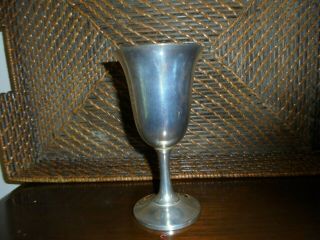 Wallace Sterling Silver Goblet 14 6.  75 " Tall Some With Label.  1of 4