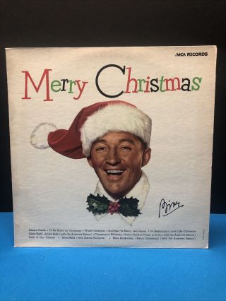 Bing Crosby Merry Christmas Vintage Vinyl Lp White Christmas,  Decca Dl 78128