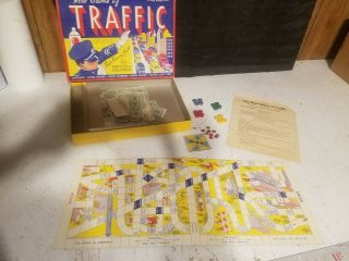 Vintage Game Of Traffic Board Game,  An All - Fair Game,  As - Found