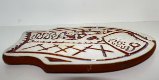 Vtg Mid Century Friley Fistick Artist Designed KilnForms Art Pottery Fish Trivet 3