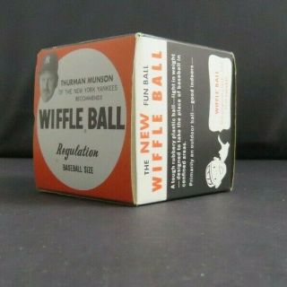 Yankees Thurman Munson Wiffle Ball Vintage Nm - - Box Only