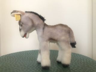 Vintage Steiff Stuffed Toy Animal Grissy The Donkey 3610/17