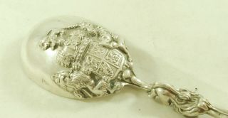 Antique Dutch Silver Spoon Pseudo Marks 140g 22cm Ezx