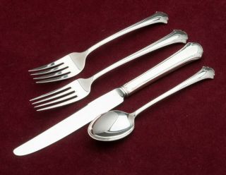 Chippendale By Towle Sterling Silver Individual 4pc Place Setting,  French Blade
