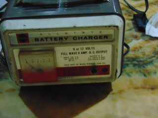 Vintage Sears Roebuck Battery Charger 6v And 12v Full Wave 6 Amp