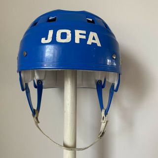 JOFA hockey helmet 24651 vintage classic blue junior size okey 3