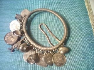 Antique German Charm Bracelet Circa Early 1900 