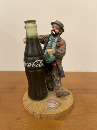 1997 Coca - Cola Emmett Kelly " Big,  Big Taste " Limited Edition 6 " Vintage Figurine