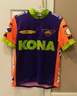 Kona Vintage Sugoi Mens Cycling Jersey,  Size M,  Great Colors,  1 Summer