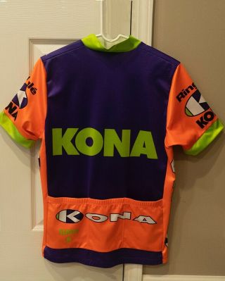 KONA Vintage Sugoi mens cycling jersey,  size M,  Great Colors,  1 summer 2