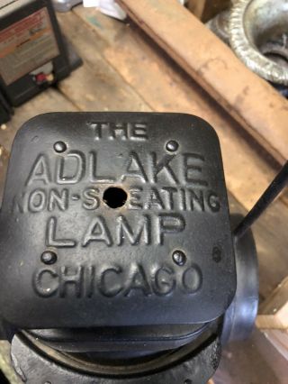 RARE Vintage Adlake Chicago Railroad Light Signal Lantern LAMP 2