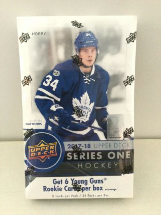 2017 - 18 Upper Deck Series One Hockey - Hobby Box 24 8 - Card Packs