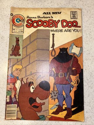 Vintage 1975 Scooby Doo Comic Book No.  4 Oct