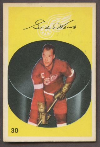 1962 Parkhurst Hockey 30 Gordie Howe Detroit Red Wings Hof