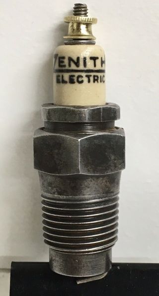 Rare Vintage Zenith Electric Spark Plug 1/2” Thread Looking Print