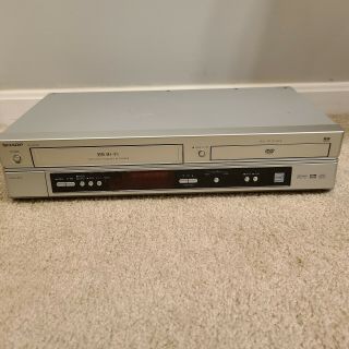 Sharp Dv - Nc150u Vcr Dvd Combo Player Vcr Recorder Vintage -