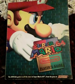 Vintage Mario 64 Nintendo Players Guide