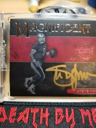 2018 Panini Majestic Magnificent Steve Young HOF On Card Auto 4/15 Gold 49ers 3