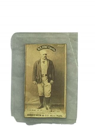 Antique Old Judge Cigarettes Baseball Card Joseph Calvin R (660)