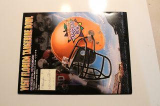 2001 Tangerine Bowl - U Of Pittsburgh Vs Nc State U - Vintage Football Program