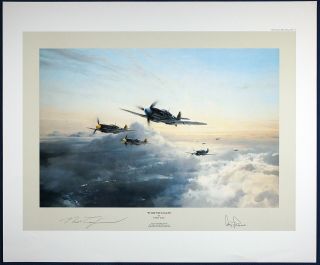 Robert Taylor Flight Of Eagles Ww Ii Le Art Print Signed Luftwaffe Adolf Galland