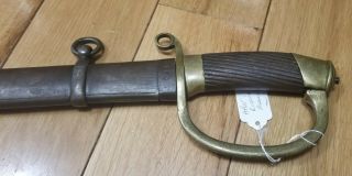 Antique Russian Pattern M1891 Persian Cavalry Troopers Sword With Scabbard