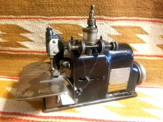 Antique Merrow Sewing Machine Industrial Style A - 3w Serial 107212 Evrythng Moves