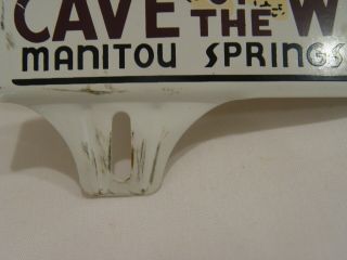 Vintage Cave Of The Winds Manitou Springs Colorado License Plate Topper 3