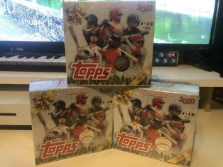 2020 Topps Holiday Mlb Baseball Mega Box (3 Boxes)