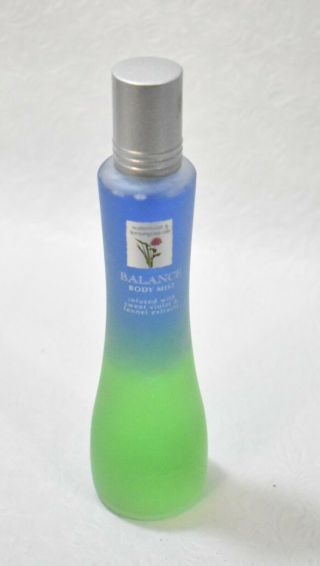 Bath & Body Balance Body Mist Watermint & Lemongrass Oils Vintage