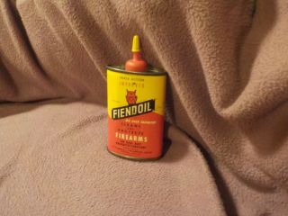 Vintage Fiendoil Household Gun Oil Can 3 Oz,