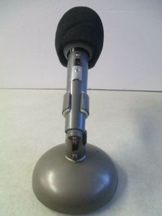 VINTAGE REALISTIC HIGHBALL MICROPHONE WITH METAL STAND 2