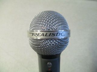 VINTAGE REALISTIC HIGHBALL MICROPHONE WITH METAL STAND 3
