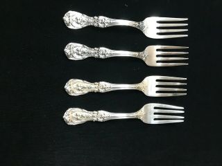 Reed And Barton Francis 1 Eagle - R - Lion 1907 Sterling Baby Forks