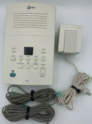 Vintage AT&T Lucent Technologies Tapeless Digital Answering System 1715 NO BOX 2