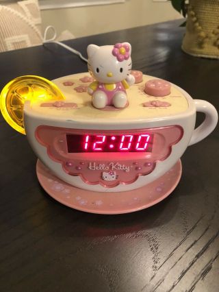 Hello Kitty Vintage Clock Radio Home Decor Alarm Clock Great