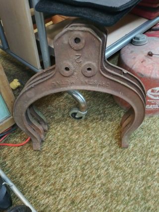 Antique Cast Iron Bell Yoke No 2.  $$ Is For Only One Yoke $$