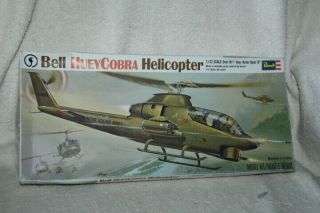 Vintage 1969 Revell Bell Huey Cobra Helicopter 1/32 Scale H - 287 Unbuilt